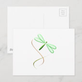 Fun Dragonfly Briefkaart (Voorkant / Achterkant)