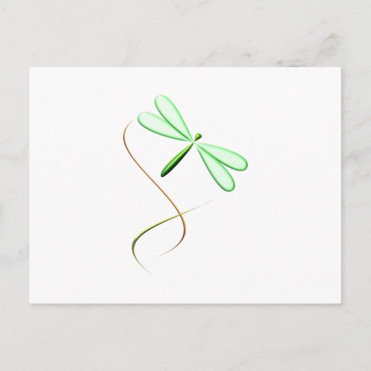 Fun Dragonfly Briefkaart (Voorkant)