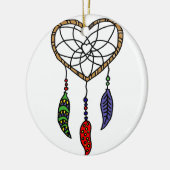 Fun Dream Catcher Art Keramisch Ornament (Links)