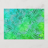 Fun dreamy strand trouwuitnodiging briefkaart (Achterkant)