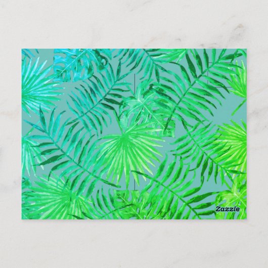 Fun dreamy strand trouwuitnodiging briefkaart (Achterkant)