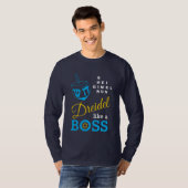 Fun Dreidel als een Boss Hanukkah T-shirt (Voorkant volledig)