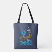 Fun Dreidel als een Boss Hanukkah Tote Bag (Achterkant)