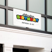 Fun drive by Birthday Party Spandoek (Buitenkant Gebouw)