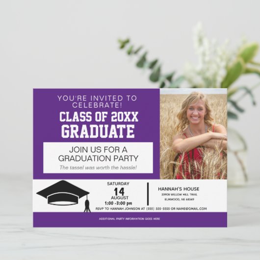 Fun Drive By Party 2020 Afstuderen aangekondigd Aankondiging (Staand voorkant)