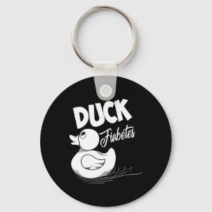 Fun Duck Diabetes Cool Diabetes Awareness Support Sleutelhanger