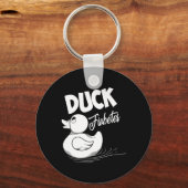 Fun Duck Diabetes Cool Diabetes Awareness Support Sleutelhanger (Voorkant)