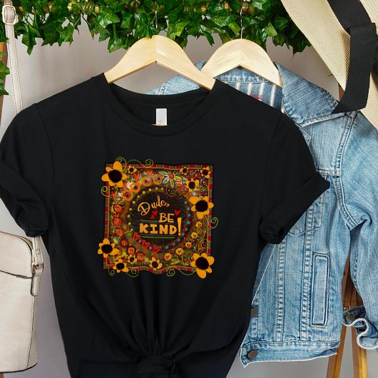 Fun Dude Be Kind Daisy Inspirivity T-shirt