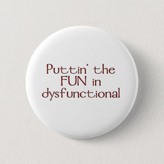 Fun Dysfunctionele Button (Voorkant)