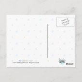 Fun Earth Heart Shaded Cartoon Style Icon Briefkaart (Achterkant)