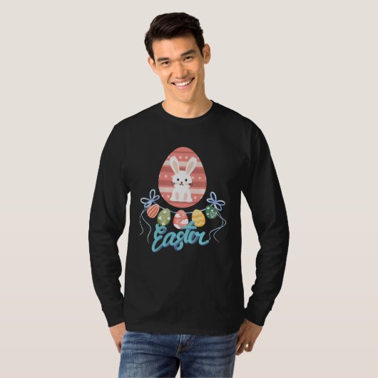 Fun Easter Bunny T-shirt (Voorkant volledig)