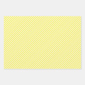 Fun Easter Eggs White Green Striped Pattern Inpakpapier Vel (Voorkant 3)