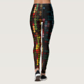 Fun Eccentric Colorful Sequin-like Leggings (Achterkant)