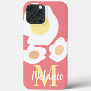 Fun Egg Pattern Name Roze Case-Mate iPhone Case