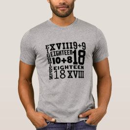 FUN EIGHTEEN 18th Birthday T-SHIRT