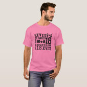 FUN EIGHTEEN 18th Birthday T-SHIRT (Voorkant volledig)