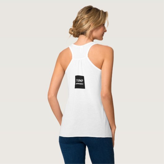 Fun Elbow Bump Handshake, Sociale Afstand Tanktop (Volledige Achterkant)