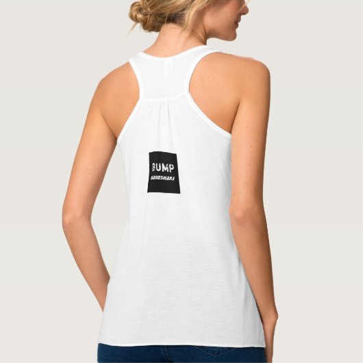 Fun Elbow Bump Handshake, Sociale Afstand Tanktop (Achterkant)