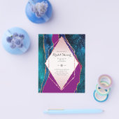 Fun Elegant, Glittery BUDGET Vrijgezellenfeest Flyer (Enkel)