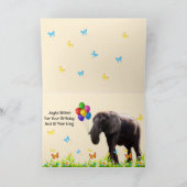 Fun Elephant Birthday Kaart (Binnen)