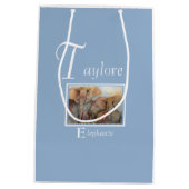 Fun Elephant Family Medium Cadeauzakje (Achterkant)