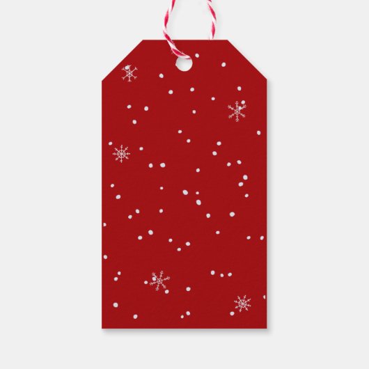 Fun Elf Legs Cadeaulabel (Achterkant)