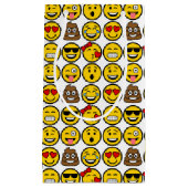 Fun Emoji Pattern Emotion Facets Klein Cadeauzakje (Voorkant)