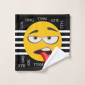 Fun Emojis Bad Handdoek (Wasdoekje)