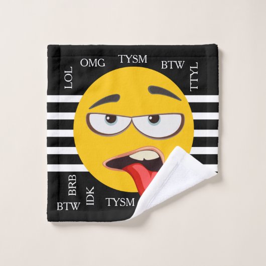 Fun Emojis Bad Handdoek (Wasdoekje)