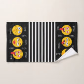 Fun Emojis Bad Handdoek (Handdoek)