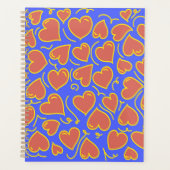 Fun en Bold Hearts Patroon Planner (Voorkant)