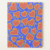 Fun en Bold Hearts Patroon Planner (Achterkant)