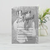 Fun en Casual Names Photo Couples Wedding Shower Kaart (Staand voorkant)