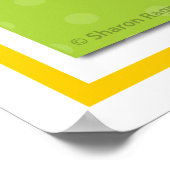 Fun en Colorful Chart Poster (Hoek)