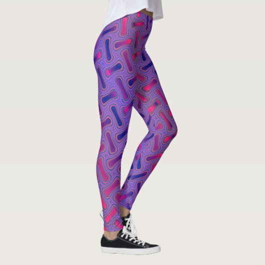 Fun en Colorful Fractal Leggings (Rechts)