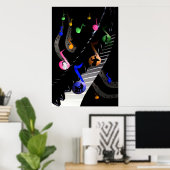 Fun en Colorful Musical Poster (Thuiskantoor)