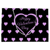 Fun en felroze harten Valentijns Groot Cadeauzakje (Achterkant)