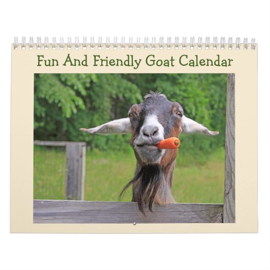 Fun en Friendly Goat Kalender (Hoes)