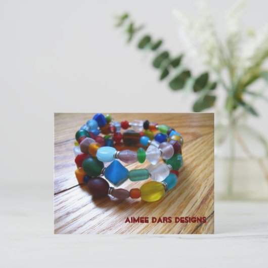 Fun en Funky Bracelet Briefkaart (Staand voorkant)