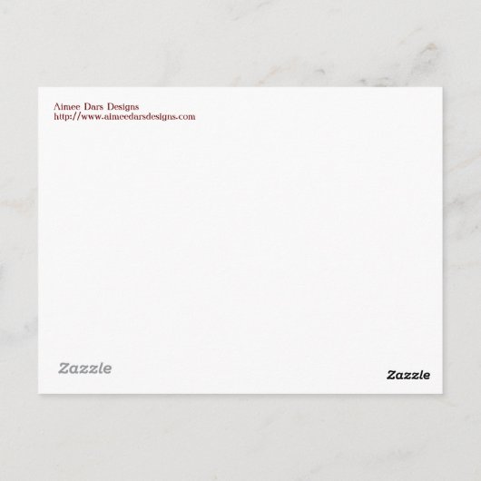 Fun en Funky Bracelet Briefkaart (Achterkant)