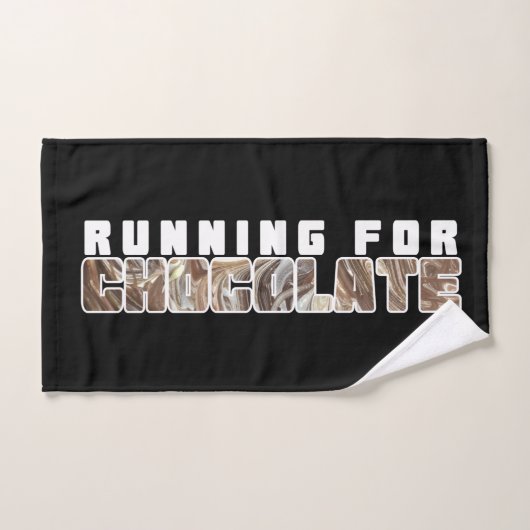 Fun en funky die voor het Chocolate Ontwerp van de Handdoek (Handdoek)