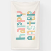 Fun en Funky Typography Easter Design Spandoek (Verticaal)