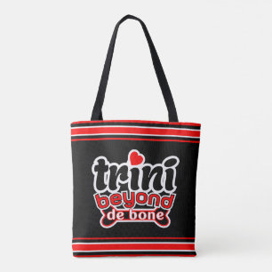 Fun en Funny Trini Beyond De Bone Tote Bag