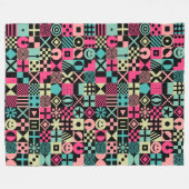 Fun en games fleece deken (Voorkant (Horizontaal))