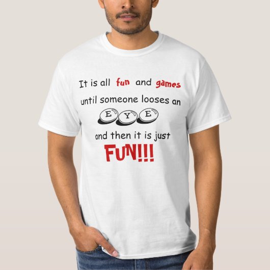 Fun en games t-shirt (Voorkant)