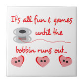 Fun en games tegeltje (Voorkant)