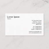 Fun en games visitekaartje (Achterkant)