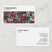 Fun en games visitekaartje (Voorkant / Achterkant)