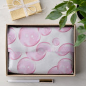 Fun en Geweldige roze belletjes op wit Tissuepapier (Geschenk)