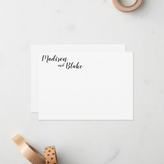 Fun- en kaasbriefkaarten notitiekaartje (Voorkant / Achterkant in situ)